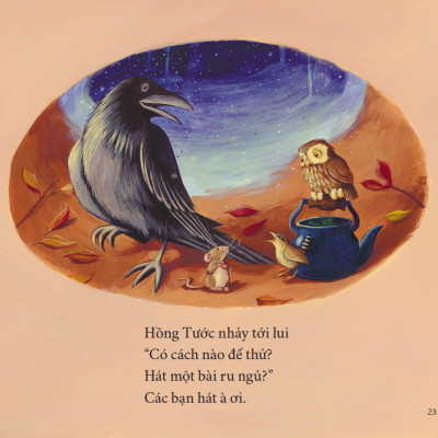 Sách tranh song ngữ Gấu không ngủ được - Ehomebooks