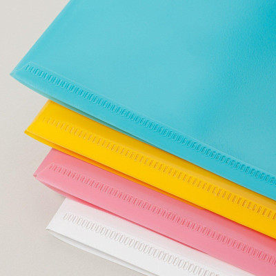 Bìa Nút Màu Pastel F4 - Thiên Long CBF-003 - Vàng Pastel (Sức Chứa 125 Tờ A4)