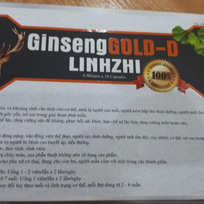 Thực phẩm chức năng - Ginseng Gold-D Linhzhi