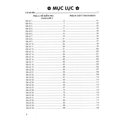 Bộ Đề Kiểm Tra Môn Toán Lớp 3 ( Dùng kèm SGK Chân Trời Sáng Tạo )-MK