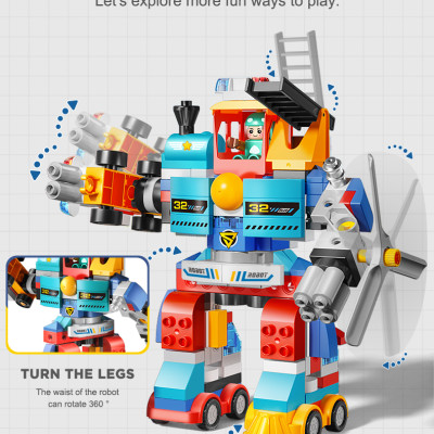 FEELO - 1199 -  Lắp Ráp Robot Chiến Binh (172 Chi Tiết)