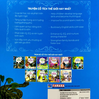 Sách - Truyện Cổ Tích Hay Nhất Thế Giới - Cậu Bé Rừng Xanh - The Jungle Book