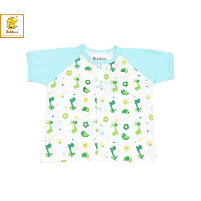 Bộ cotton ngắn ráp lăn in hình BABIBOO - BBC40