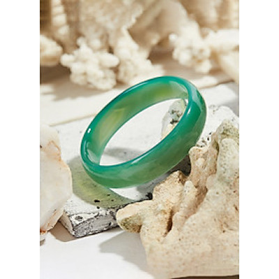 Vòng tay mã não xanh bản mỏng - Ngọc Qúy Gemstones