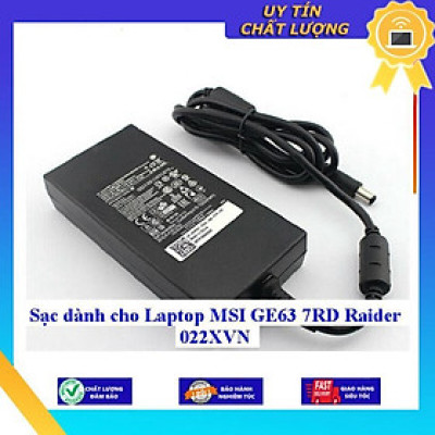 Sạc dùng cho Laptop MSI GE63 7RD Raider 022XVN - Hàng Nhập Khẩu New Seal