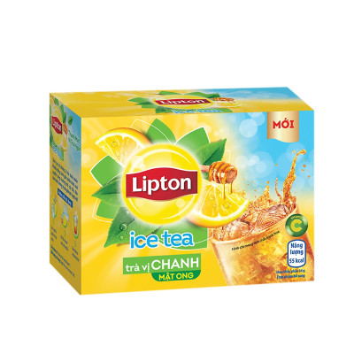 Combo 4 Trà Lipton Ice Tea Vị Chanh Mật Ong 16gói x 12gram/hộp