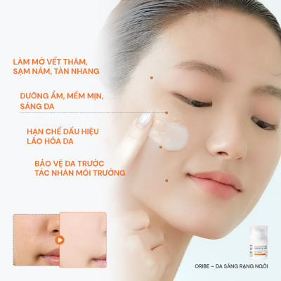 Kem Dưỡng Ẩm Vitamin C 2% Oribe hỗ trợ trắng da, mờ nám