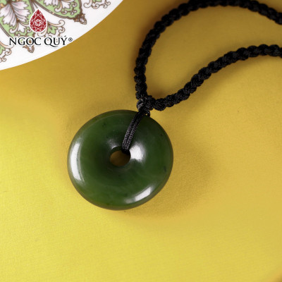 Mặt dây chuyền đồng điếu ngọc bích mệnh mộc, mệnh hỏa - Ngọc Quý Gemstones