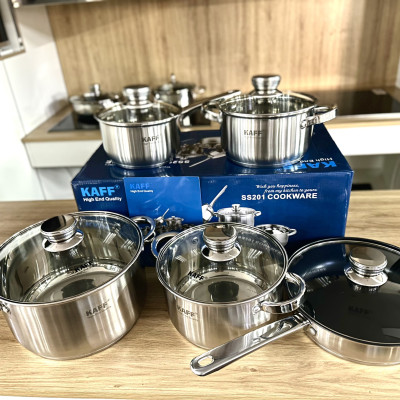 BỘ NỒI CAO CẤP 5 MÓN KAFF KF-ST005Fr - Hàng Chính Hãng