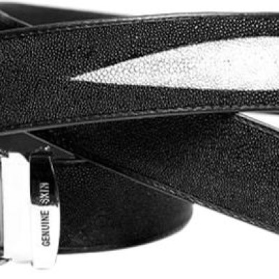 Thắt Lưng Nam Da Cá Đuối Huy Hoàng HT4501 - Đen