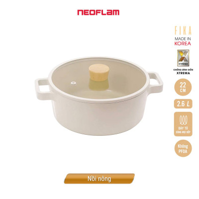 [Hàng chính hãng] Bộ nồi chảo Neoflam Fika 7 món. Made in Korea. Hàng có sẵn, giao ngay