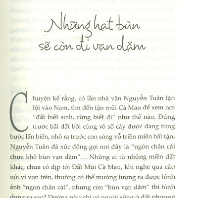 Những Hạt Bùn Vạn Dặm
