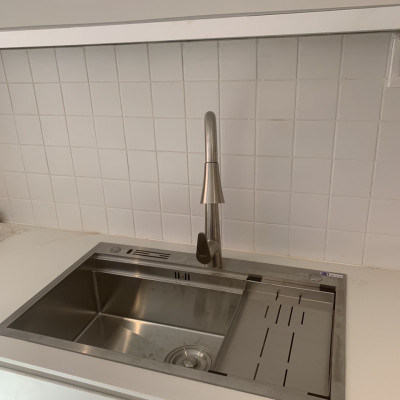 CHẬU RỬA INOX KAFF KF-HM7848A. Hàng Chính Hãng 