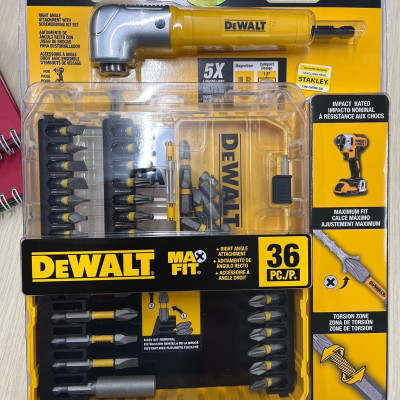 BỘ 32 MŨI VÍT VÀ ĐẦU CHUYỂN GÓC 90* DEWALT DWAMF36RASET - HÀNG CHÍNH HÃNG