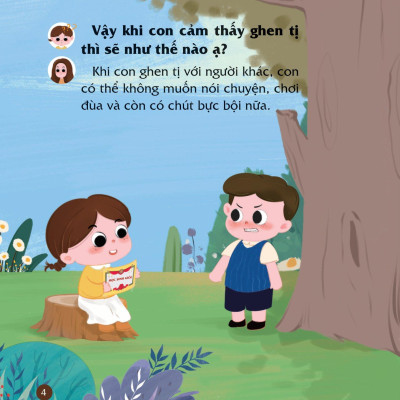Sách Cùng Con Nuôi Dưỡng Cảm Xúc Tích Cực - Con Không Ghen Tị