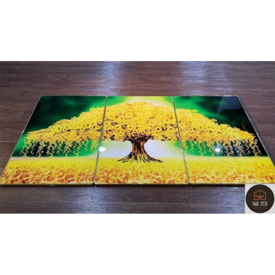 Tranh tráng gương RẺ VÔ ĐỊCH, xả combo 3 tranh cỡ vừa 30x40cm, 40x60cm có móc treo tặng kèm đinh, không cần khoan tường