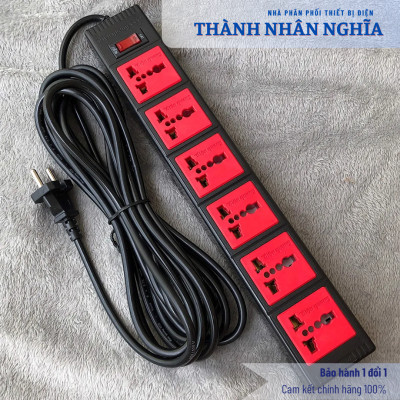 Ổ cắm Điện Quang ECO ĐQ ESK 63ECO ( 6 lỗ 3 chấu )