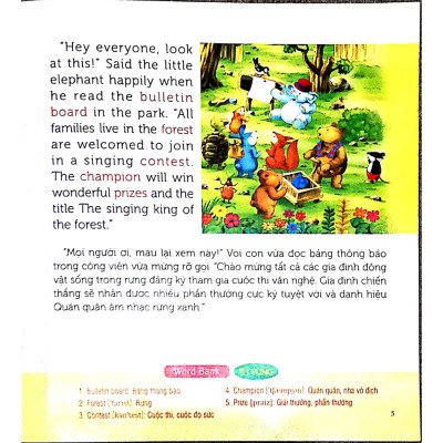 Truyện tranh SN Anh - Việt - Bé tìm hiểu về thiên nhiên (Discovering Nature)