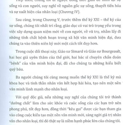 Đối Thoại Về Sức Khỏe Và Cuộc Sống, Đạo Đức Và Giáo Dục