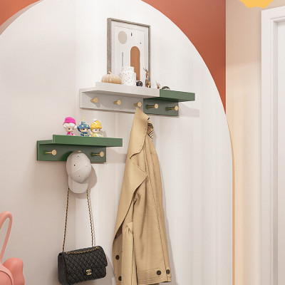 Kệ gỗ treo tường nút treo đồ kim loại Dola Home. Kệ treo đóng đinh dễ sử dụng, treo quần áo, để lọ hoa, đồ dùng gia đình