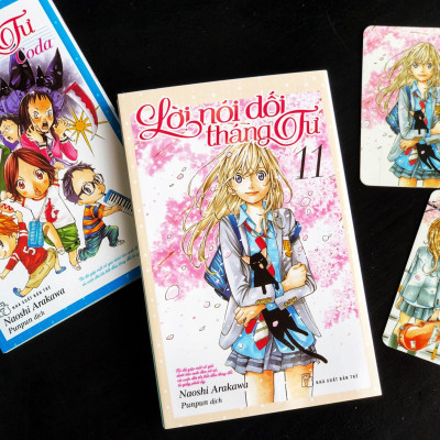 Boxset Lời Nói Dối Tháng Tư - Tặng Kèm 2 Card Nhựa Hình Nhân Vật (Bộ 12 Tập)