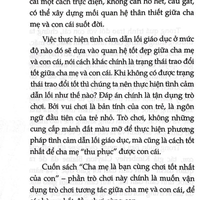 Cha Mẹ Là Bạn Cùng Chơi Tốt Nhất Của Con