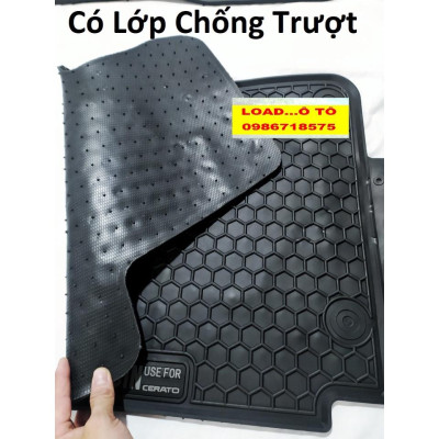 Thảm Lót Sàn Cao Su Đúc Xe Suzuki XL7 Mẫu Tổ Ong Cao Cấp Không Mùi