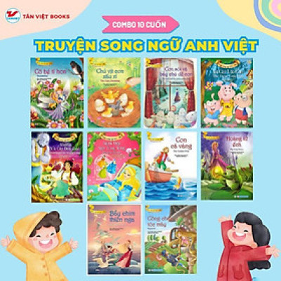 Sách - Truyện Song Ngữ Anh - Việt - Chọn Lẻ Nhiều Chủ Đề - Tân Việt Books