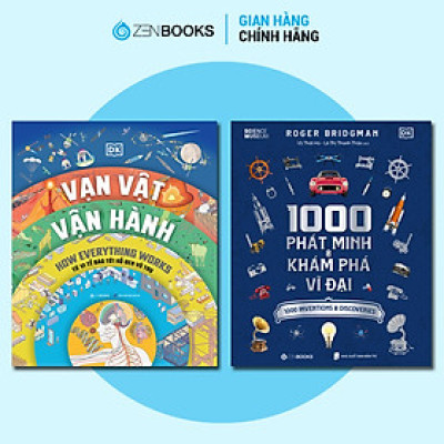 Combo Sách Vạn Vật Vận Hành và 1000 Phát Minh