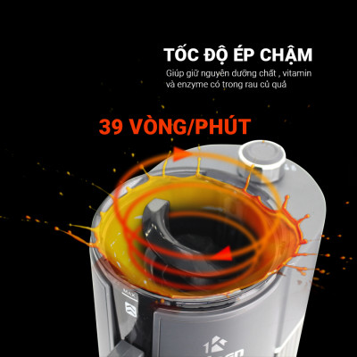 Máy ép chậm Kalpen J6 công suất 350W chuẩn Đức - Hàng chính hãng