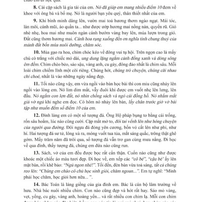 Tuyển Chọn Những Bài Văn Miêu Tả 2_ML