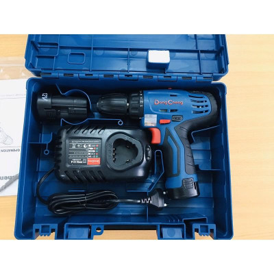 MÁY KHOAN - VẶN VÍT DÙNG PIN 14.4V 30NM DONGCHENG DCJZ18-10 (GỒM 2 PIN 14.4V/2AH) - HÀNG CHÍNH HÃNG