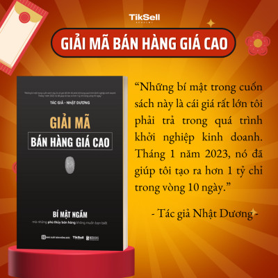 Combo 2 Cuốn sách "GIẢI MÃ BÁN HÀNG GIÁ CAO" - BÍ MẬT NGÂM mà những Phù Thủy Bán Hàng không muốn bạn biết