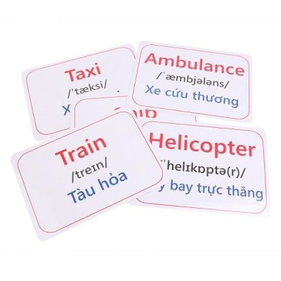 Sách - Flash Card Thông Minh - Phương Tiện Giao Thông - Tân Việt Books