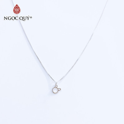 Dây chuyền bạc mặt cún - Ngọc Quý Gemstones