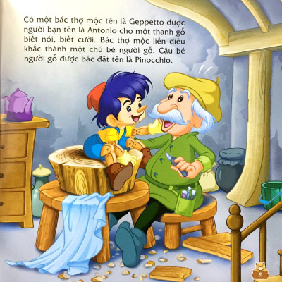 Sách Truyện Kể Ngày Xửa Ngày Xưa - Cậu Bé Người Gỗ Pinocchio