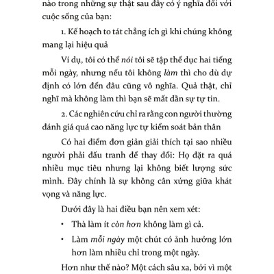 Gieo Thói Quen Nhỏ, Gặt Thành Công Lớn