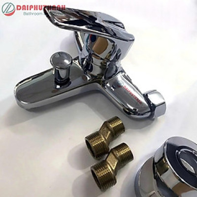 Bộ Vòi Sen Tắm Nóng Lạnh KZ-SV03 Đồng Thau Phủ Crome - Đủ bộ gồm Củ sen, tay sen, dây 150cm và gác sen,..