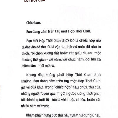 Gửi Quá Khứ Một Hộp Thời Gian