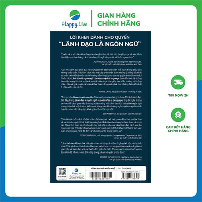 Bộ sách Nghệ Thuật Lãnh Đạo Bằng Ngôn Ngữ (Gồm 2 cuốn) - Happy Live