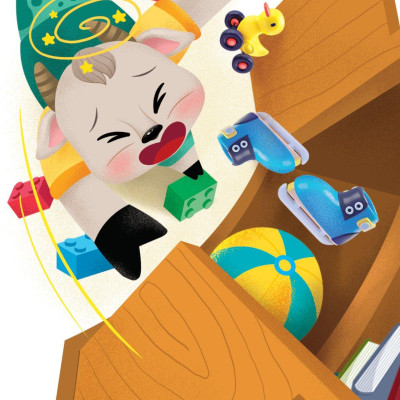 Sách Truyện Tranh Song Ngữ Việt Anh Cho Bé - Đồ Đạc Gọn Gàng Sẵn Sàng Sử Dụng