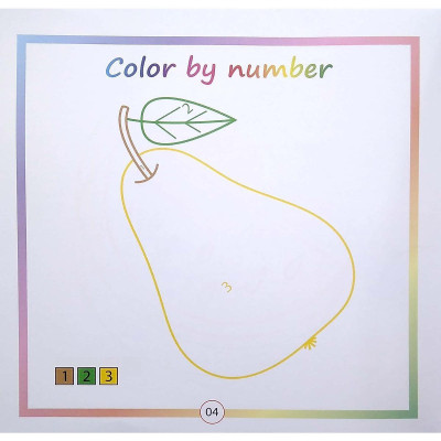 Sách - Color By Number - Tô Màu Theo Số - Tập 6 - Chính Thông Book