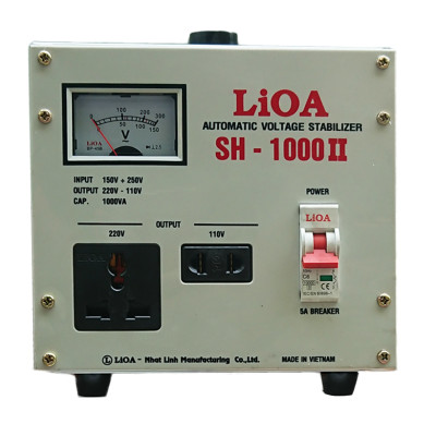 Ổn áp 1 pha LiOA SH-1000 II - Hàng Chính Hãng 