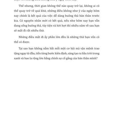 Không Sợ Thất Bại Chỉ Sợ Bạn Nuông Chiều Bản Thân Chưa Nỗ Lực Hết Mình