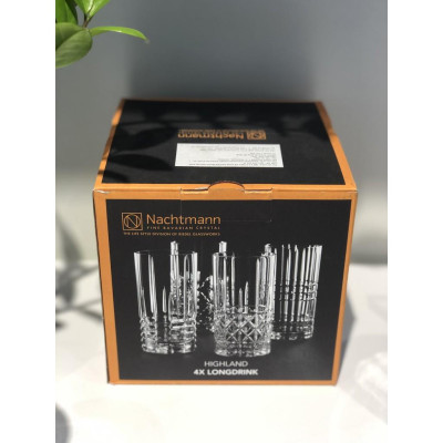 Bộ 4 ly pha lê cao Nachtmann Highland - SX tại Đức - Hàng chính hãng