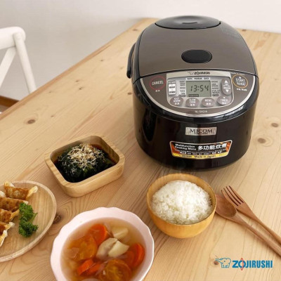 Nồi cơm điện tử Nhật Bản Zojirushi 1L NL-GAQ10V-BM, 610W, sản xuất tại Nhật, bảo hành 3 năm| HÀNG CHÍNH HÃNG