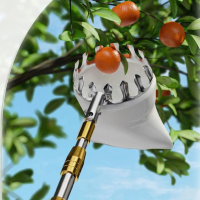 Sào Vợt Inox Hái Trái Cây Trên Cao – 6M Rút Dài, Độ Bền Cao Kèm 4 Phụ Kiện Loại 1