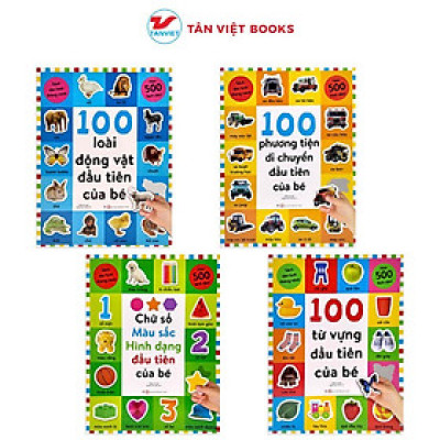 Sách - Dán Hình Thông Minh - Combo 4 Cuốn - Tân Việt Books