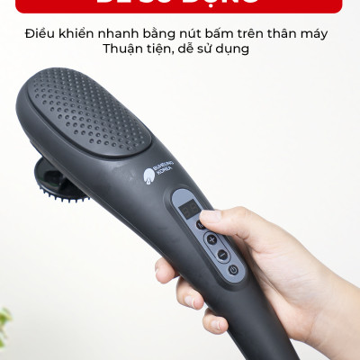 Máy Massage Cầm Tay Buheung Korea MK-301 Với 15 Chế Độ Massage, Pin Tiện Lợi, BH chính hãng 12 tháng