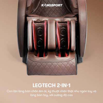 CHỈ GIAO MIỀN BẮC | Ghế massage toàn thân KINGSPORT G9 công nghệ làm ấm Warmtech, 5 bài tập massage tự động thiết lập sẵn